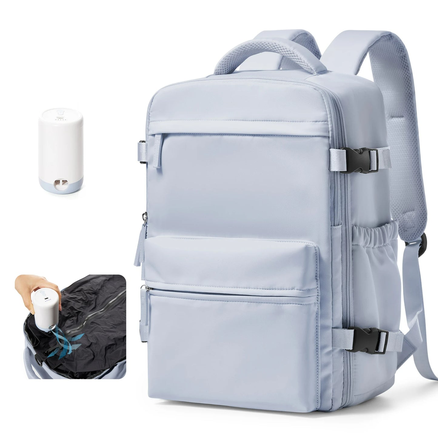 Men’s Vacuum Compression Travel Backpack – 40x20x25 Cabin Size
